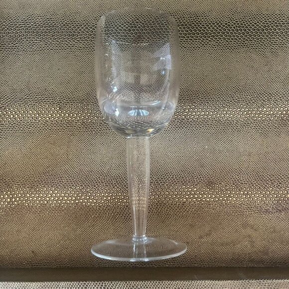 Denby "White" Set Of 4 White Wine Glasses Made In Sweden Vintage Hard to Find - Picture 6 of 7